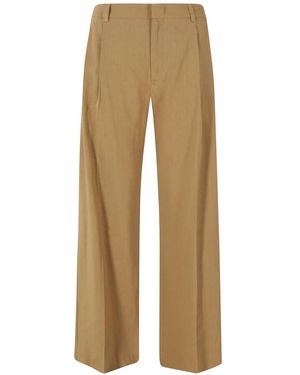 Tela Broeken ,Bruin ,Pantalone Niside - Naturel