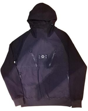 Ma Strum Hoodies & Sweatvesten ,Zwart ,Katoen Core Overhead Hooded Sweat - Blauw