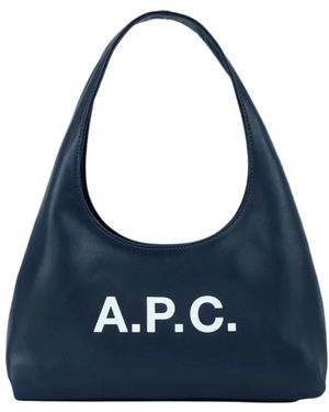 A.P.C. Shoulder Bags - Azul