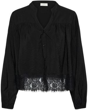 Kaffe Overhemden ,Zwart ,Blouse