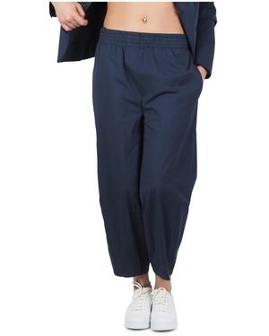 ALESSIA SANTI Cropped Trousers - Blu