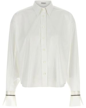 Brunello Cucinelli Shirts - White