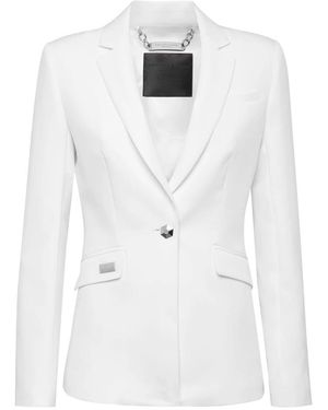 Philipp Plein Wild Dream Signature Blazer - Wit