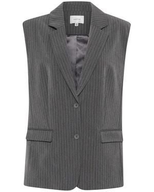 Gestuz Vests - Gray