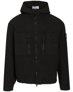 Stone Island Light Jackets - Negro