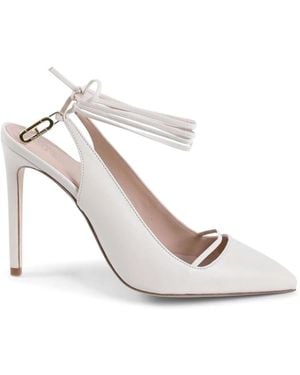 Dee Ocleppo Schoenen ,Wit ,Stijlvolle Slingback Hoge Hak Pumps