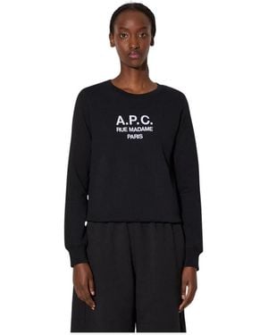 A.P.C. Long Sleeve Tops - Schwarz