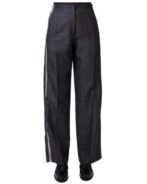 Forte Forte Straight Pants - Blue