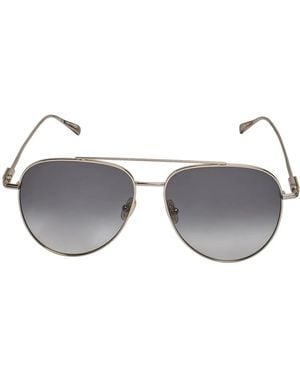 Ferragamo Metal Pilot Style Sunglasses Sf308S - Grey