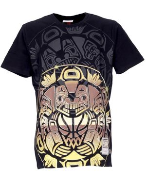 Mitchell & Ness Big Face 4.0 Tee - Blauw