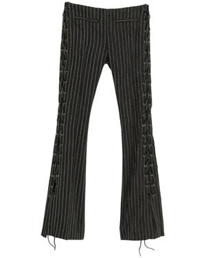 Ann Demeulemeester Wide Trousers - Zwart