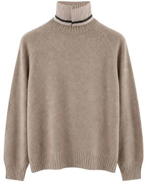 Brunello Cucinelli Turtleneck Trui - Grijs