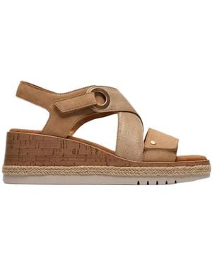 Clarks Kidiki Sun Wedge Sandal - Braun