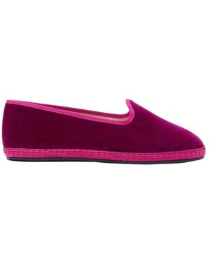SCAROSSO Schoenen ,Paars ,Katoen Valentina Paars Fluweel