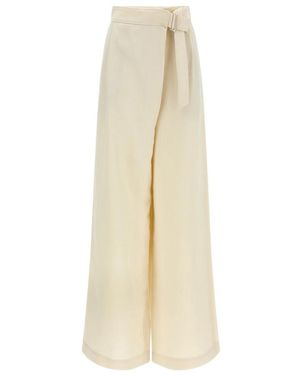 Brunello Cucinelli Wide Trousers - Natural