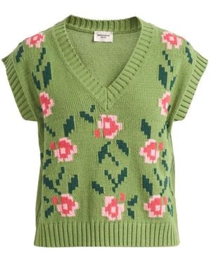 Weekend by Maxmara V-Neck Knitwear - Green