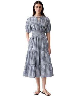Barbour Ashwell Midi Kleid - Blau