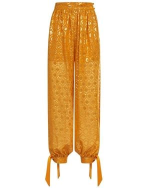 Taller Marmo Tapered Pants - Metallic