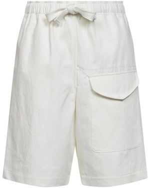 Studio Nicholson Korte Broeken ,Grijs ,Katoen Ikaria Shorts