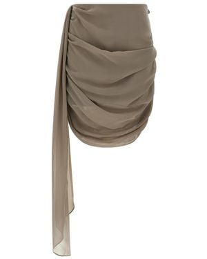 ROTATE BIRGER CHRISTENSEN Short Skirts - Natural