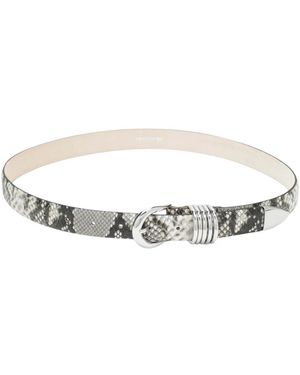 DEHANCHE Accessoires ,Veelkleurig ,Leer Hollyhock Snake Riem - Metallic