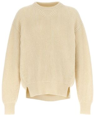 Jil Sander Round-Neck Knitwear - Natural