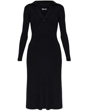 Moncler Knitted Dresses - Negro