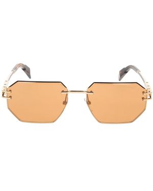 Chopard Accessoires ,Grijs ,Zonnebril - Bruin