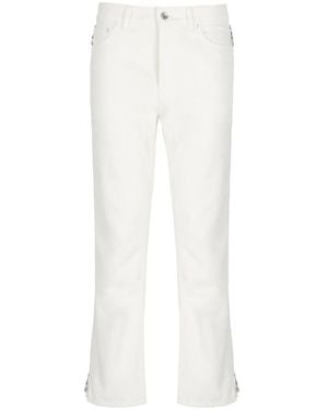 Rabanne Jeans ,Wit ,Katoen Zip Jeans