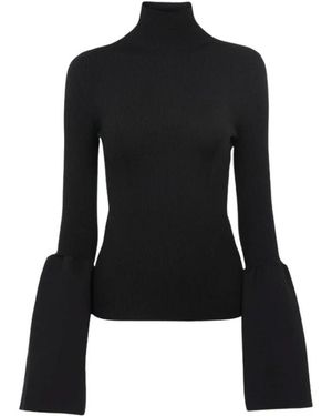Chloé Truien & Vesten ,Zwart ,Stijlvolle Gebreide Truien