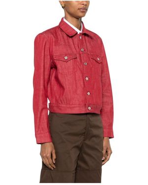 A.P.C. Denim Jackets - Rouge