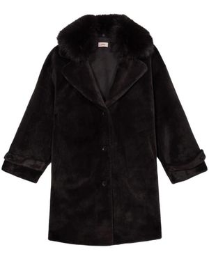 Oltre Jassen ,Grijs ,Polyester Zachte Stoffen Jas - Zwart