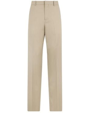 Billionaire Straight Trousers - Natural