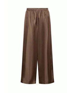 Marella Wide Trousers - Brown