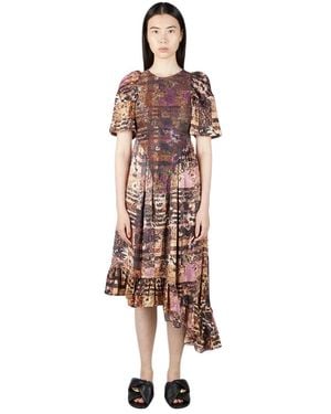 Collina Strada Midi Dresses - Marrón