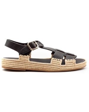 Paloma Barceló Flat Sandals - Brown