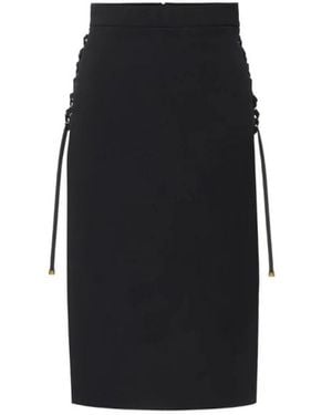Elisabetta Franchi Midi Skirts - Black