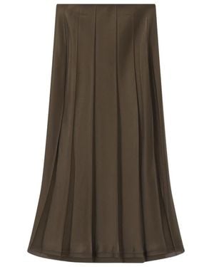 Vince Midi Skirts - Brown