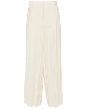 JOSEPH Broeken ,Wit ,Polyester Luchtige Plissé Casual Broek