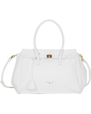 Gaelle Paris Tassen ,Wit ,Leer Gaelle Handbag