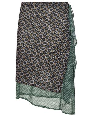 Dries Van Noten Midi Skirts - Gris