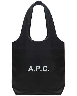 A.P.C. Tote Bags - Negro