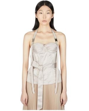 ROKH Sleeveless Tops - Natural
