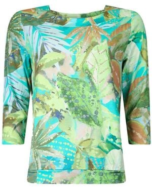 Roberto sarto Blouson Boatneck - Groen