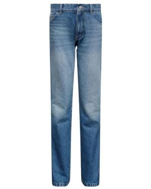 MM6 by Maison Margiela Jeans ,Blauw ,Katoen Straight Jeans