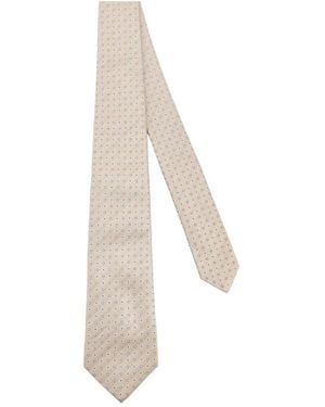 Kiton Ties - White