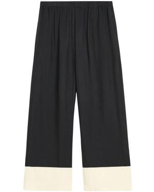 By Malene Birger Wide Trousers - Negro