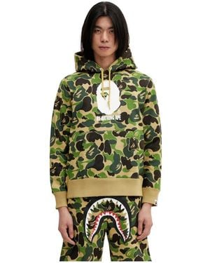 A Bathing Ape Abc Camo Pullover Hoodie - Groen