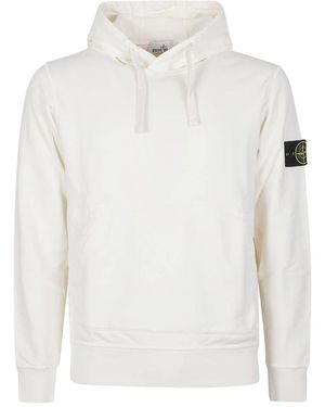 Stone Island Hoodies - Blanc