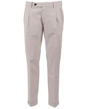 BERWICK 1707 Slim-Fit Trousers - Grey